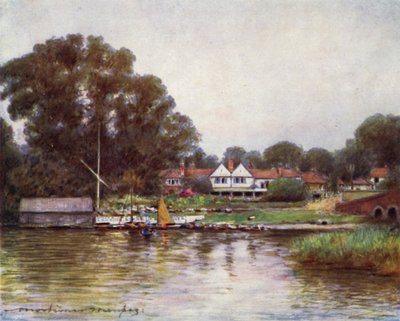 El jardín de rosas en Sonning de Mortimer Ludington Menpes
