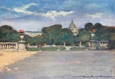 Los jardines de las Tullerías de Mortimer Ludington Menpes