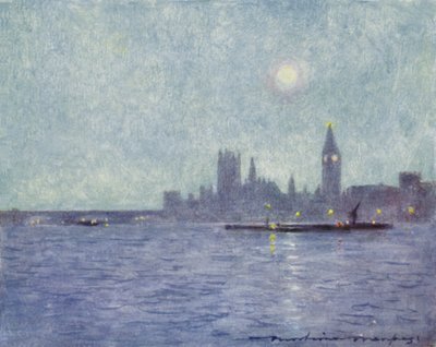 Westminster de noche de Mortimer Ludington Menpes