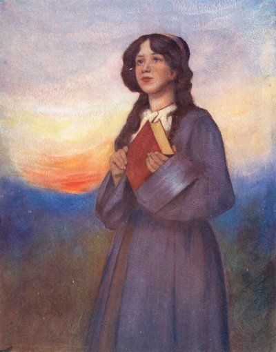 Niños del mundo: American, Sunset (litografía en color) de Mortimer Ludington Menpes