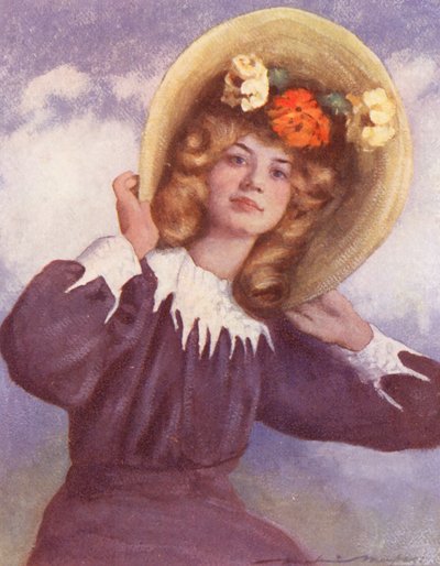Niños del mundo: Australian, Child of the South (litografía en color) de Mortimer Ludington Menpes