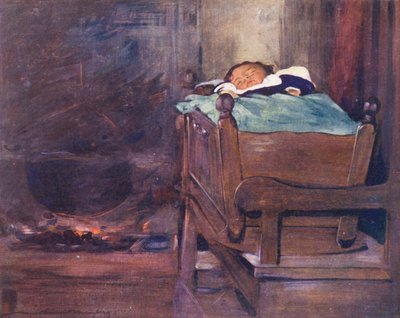 Niños del mundo: Bretón, Fuera de Peligro (litografía en color) de Mortimer Ludington Menpes