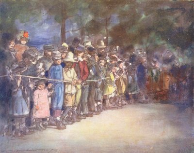 Niños del mundo: Francés, En la Feria (litografía en color) de Mortimer Ludington Menpes
