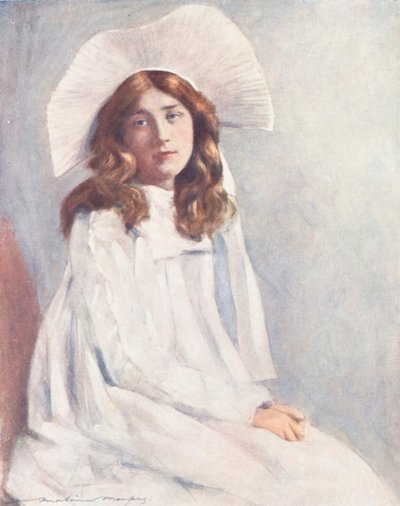 Niños del mundo: French, Phillis (litografía en color) de Mortimer Ludington Menpes