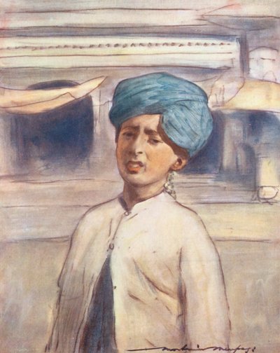 Niños del mundo: India, descontento (litografía en color) de Mortimer Ludington Menpes