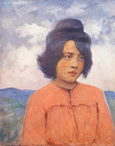 Niños del mundo: Italiano, Carita (litografía en color) de Mortimer Ludington Menpes