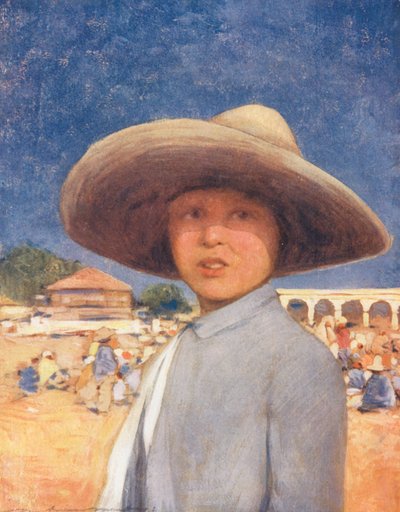 Niños del mundo: Un niño mexicano (litografía en color) de Mortimer Ludington Menpes