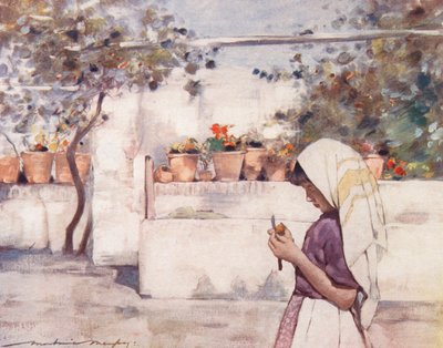 Niños del Mundo: Español, Un cocinero embrionario (litografía en color) de Mortimer Ludington Menpes