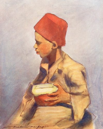 Los niños del mundo: La comida del mediodía (litografía en color) de Mortimer Ludington Menpes