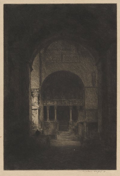 Interior de San Marcos de Mortimer Menpes