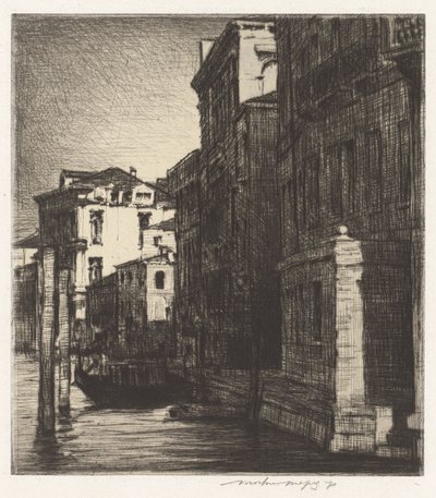 tarde tarde venecia de Mortimer Menpes