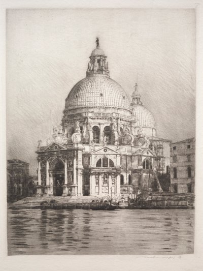 Santa Maria Della Salute #1, 1910 de Mortimer Menpes