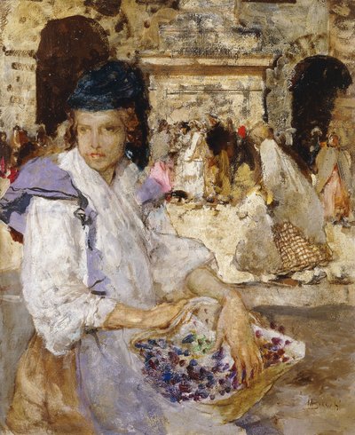 La Vendedora de Flores de Mose Bianchi