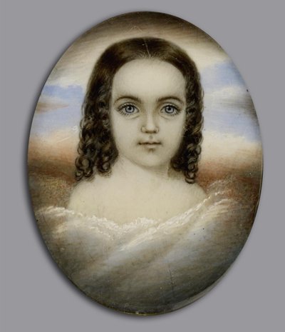 Retrato de una niña de Moses B. Russell