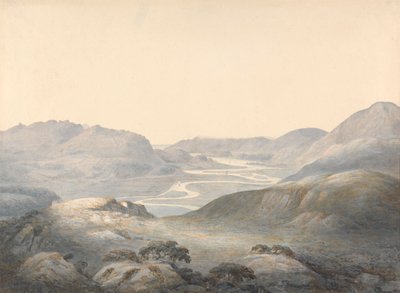 Bahía de Barmouth, confluencia de los ríos Mowddach y Gwinion de Moses Griffith