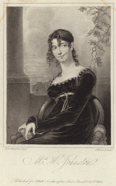 Sra. H Johnston (grabado) de Moses Haughton