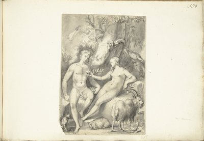 Adán y Eva de Moses Ter Borch