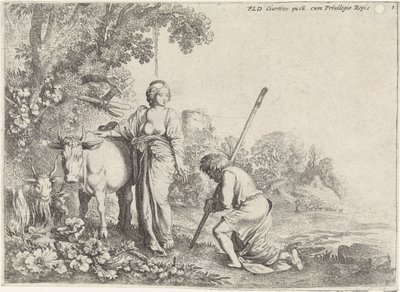 Juno en Argus Mercurius y Argus (título de la serie) de Moyses van Wtenbrouck