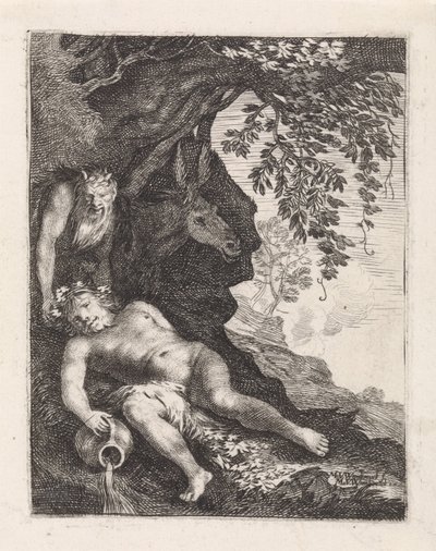 Slappende Silenus de Moyses van Wtenbrouck
