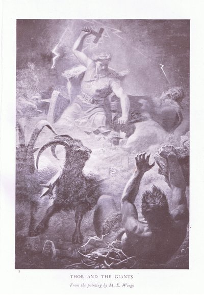 Thor y los gigantes de Mårten Eskil Winge