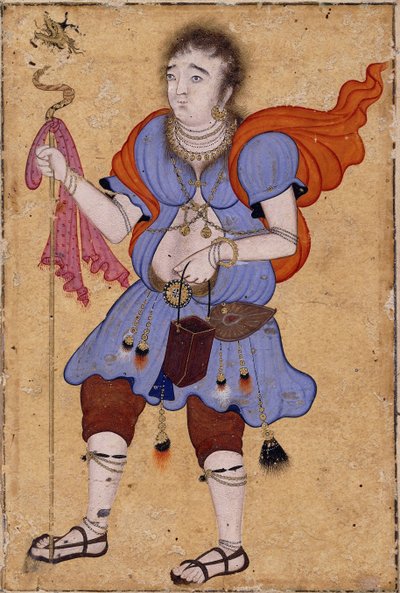 Un peregrino, c.1570 de Mughal School