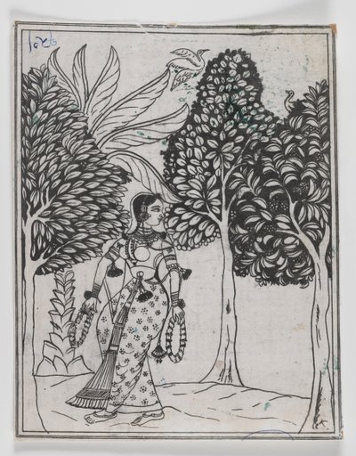 Kamod Ragini de Mughal School