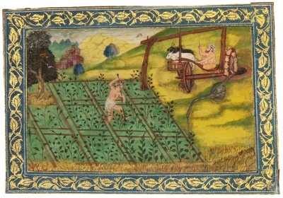 Escena pastoral de Mughal School