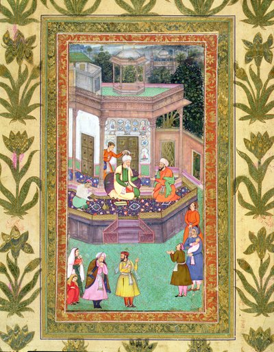 El Qazi, del Pequeño Álbum Clive de Mughal School