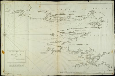 La costa suroeste de Irlanda desde Staggs of Castle Haven hasta Dursey I. Levantada y navegada por M. Mackenzie Sen. 1775. de Murdoch & Bowen Thomas Senior (fl.1775) Mackenzie