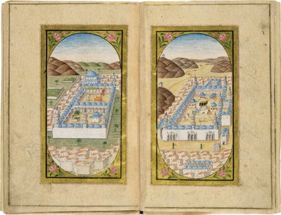 Al-Masjid al-Nabawi y Masjid al-Haram, 1783 de Mustafa Halimi