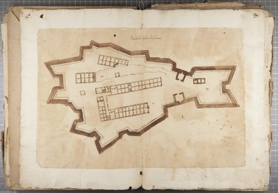 Portafolio de dibujos de Mutio Oddi de Urbino y otros - Puerto de Fuentes, c.1635-40 de Muzio Oddi
