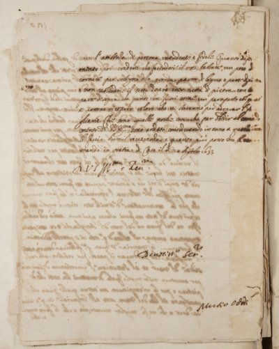 Portafolio de dibujos de Mutio Oddi de Urbino y otros, p120, c.1635-40 de Muzio Oddi