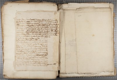 Portafolio de dibujos de Mutio Oddi de Urbino y otros, p120, verso, c.1635-40 de Muzio Oddi