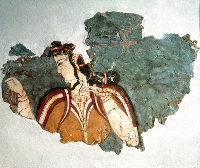 Arte micénico: la dama de Micenas de Mycenaean