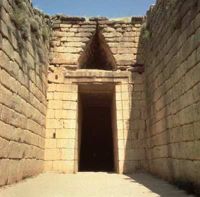 El Tesoro de Atreo, c.1300 a.C. de Mycenaean