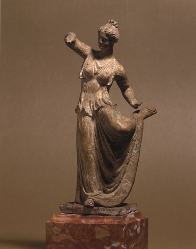 Civilización micénica: bailarina de Tanagra, siglo III a.C., Museo della Scala, Milán de Mycenaean Mycenaean