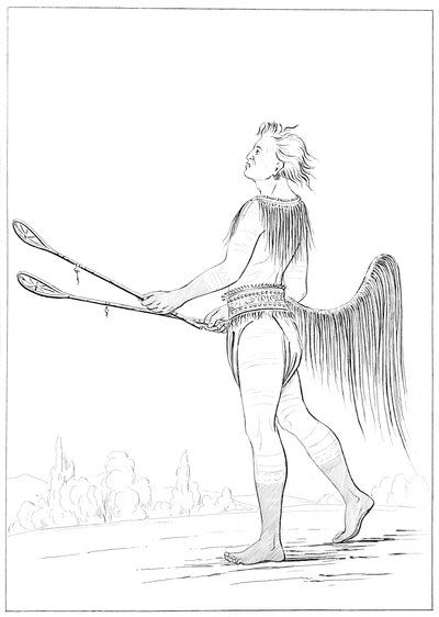 Un Jugador de Pelota Distinguido, 1841 de Myers and Co