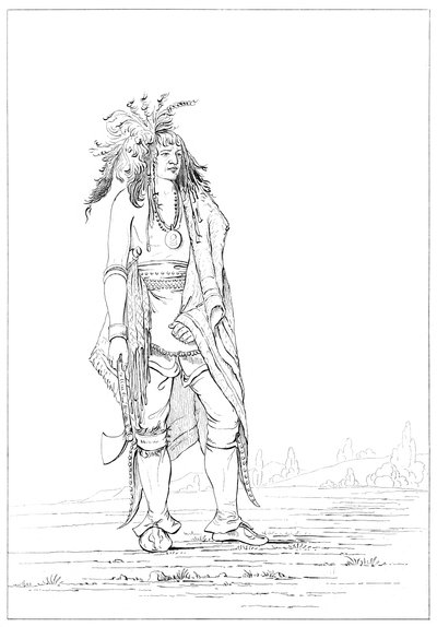 Valiente iroqués, 1841 de Myers and Co