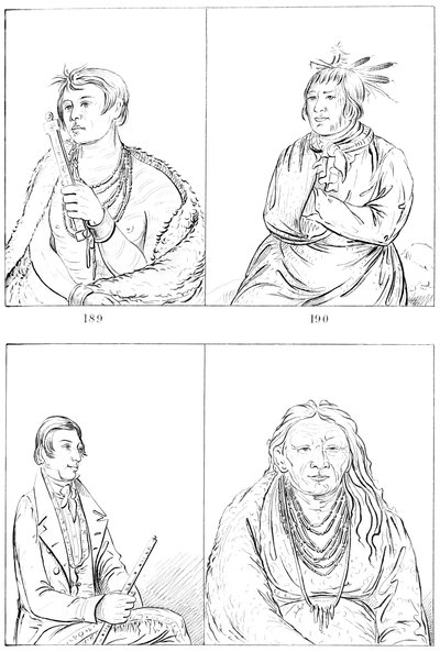 Potowatomies y Kaskasias, 1841 de Myers and Co