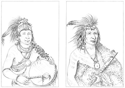 Sioux, 1841 de Myers and Co