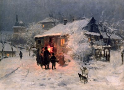 El villancico en Ucrania de Mykola Kornylijowytsch Pymonenko