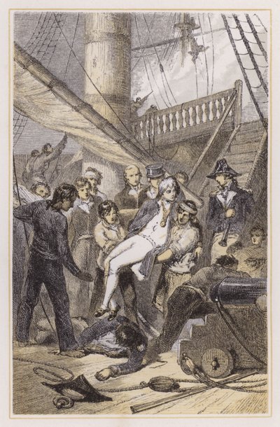 Muerte de Nelson en Trafalgar de Myles Birket (after) Foster