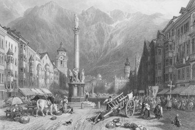 Innsbruck (grabado) de Myles Birket (after) Foster
