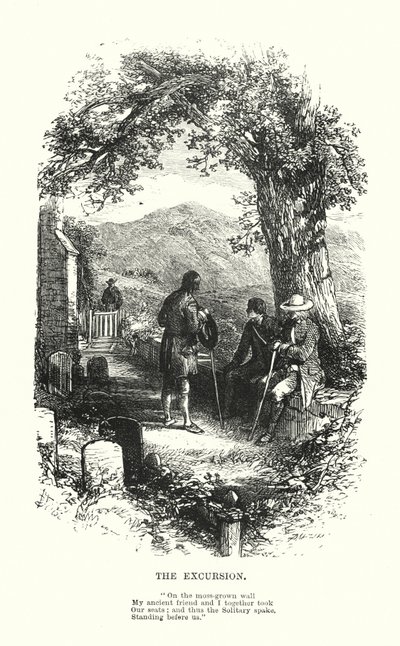 William Wordsworth: La excursión de Myles Birket (after) Foster