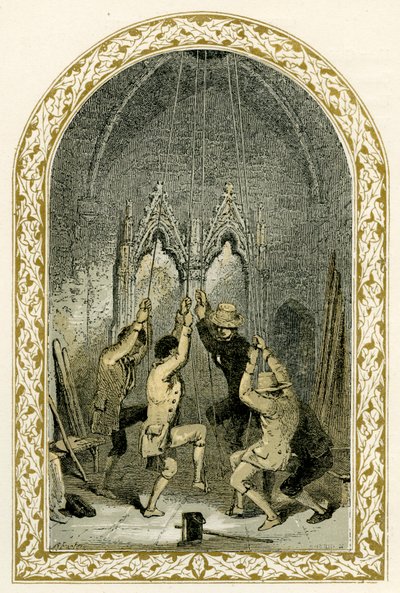 Campaneros - ilustración de Birket Foster de Myles Birket Foster