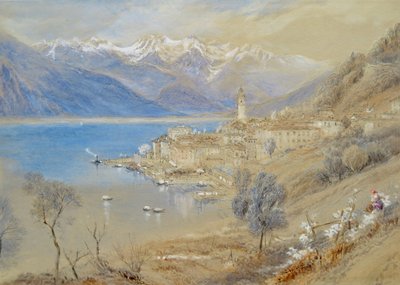 Bellagio, a orillas del lago de Como de Myles Birket Foster