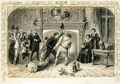 Ceremonia de Nochebuena de Myles Birket Foster