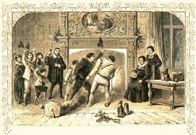 Ceremonia de Nochebuena de Myles Birket Foster