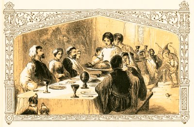 Cena de Navidad de Myles Birket Foster