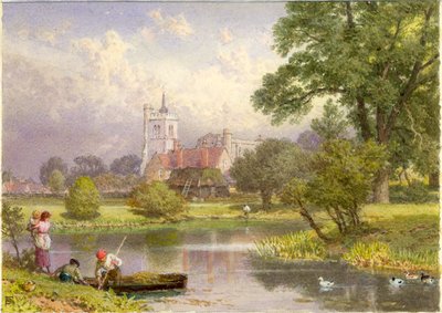 Elstow, Bedfordshire (Lugar de nacimiento de John Bunyan) de Myles Birket Foster